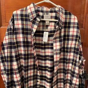 lLBean flannel shirt